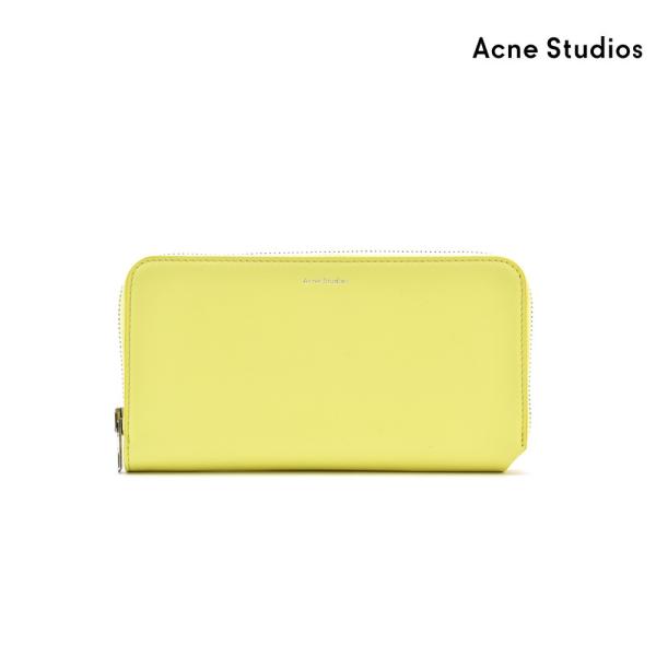 【並行輸入品】アクネストゥディオズ 長財布 ラウンドファスナー イエロー レディース Acne St...