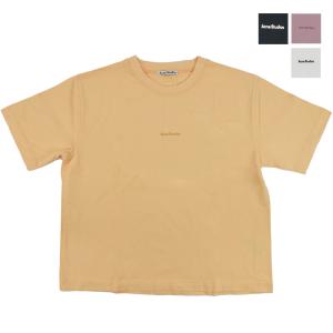 Acne Studios アクネストゥディオズ フェイスワッペンTシャツ FA-UX-TSHI000092 ホワイト XS Acne Studios（アクネ ストゥディオズ） アクネ クルーネックTシャツ