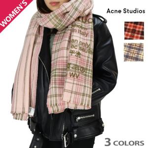 Acne Studios ロゴジャカードスカーフ マフラー Acne Studios アクネ ストゥディオズ ACNE STUDIOS マフラー