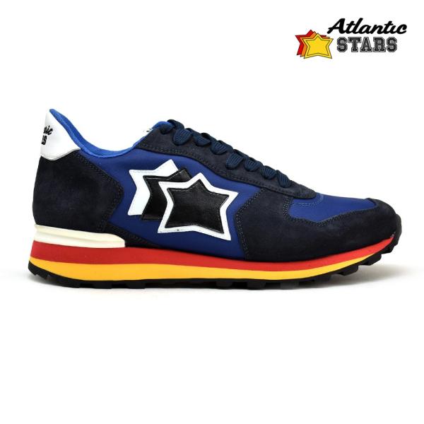 【並行輸入品】アトランティックスターズ アンタレス ビブラムソール ブルー ネイビー 青 メンズ ス...