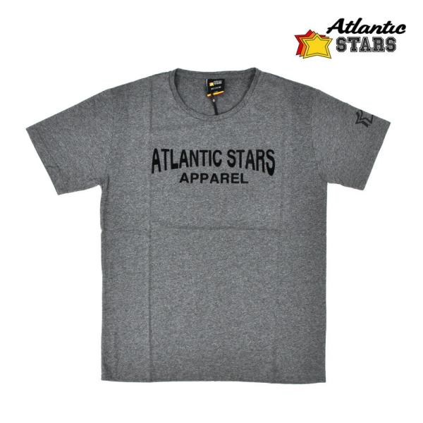 【並行輸入品】アトランティックスターズ AMF1854 T-shirt GREY プリント Tシャツ...