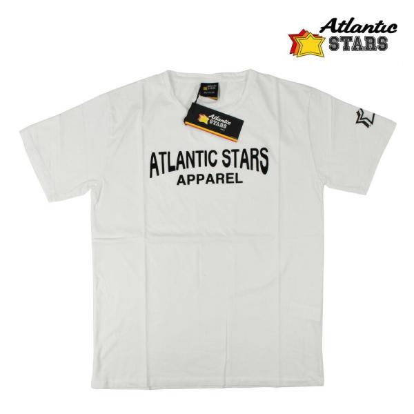 【並行輸入品】アトランティックスターズ AMF1854 T-shirt WHITE プリント Tシャ...