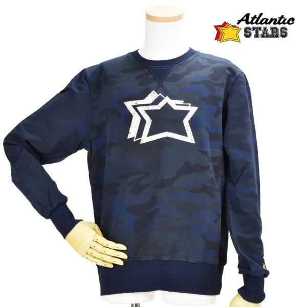 【並行輸入品】アトランティックスターズ AMS1811 VAR3 スウェット トレーナー カモ柄 カ...