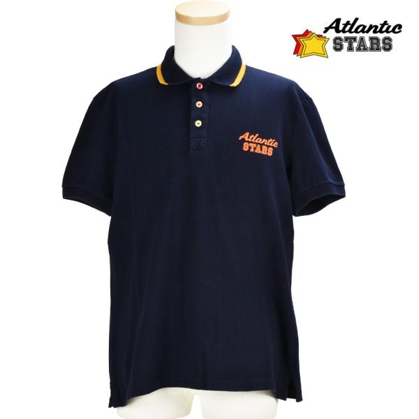 【並行輸入品】アトランティックスターズ AMS1850 VAR3 ポロシャツ トップス 半袖 ワンポ...