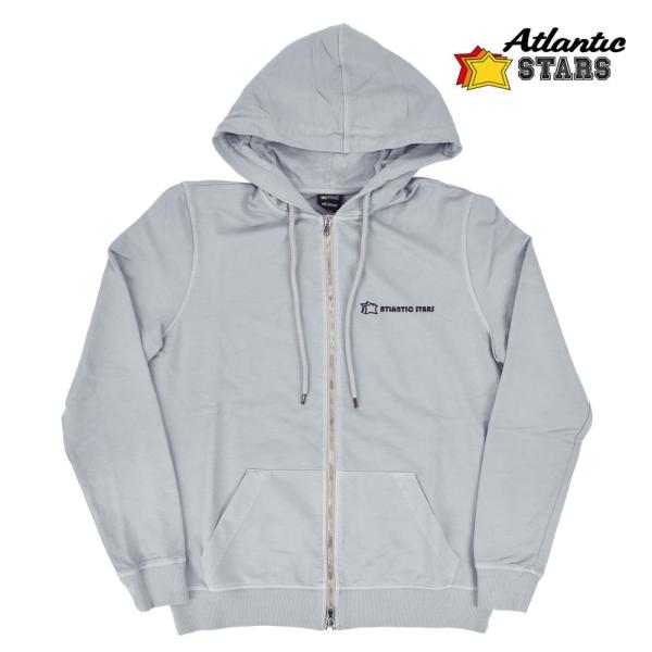 【並行輸入品】アトランティックスターズ ジップアップ パーカー フーディー グレー系 メンズ Atl...