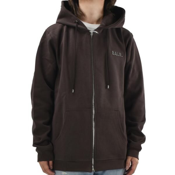 【並行輸入品】ボーラー ジップアップパーカー メンズ フーディー メタルロゴ ブラウン 茶 JAVA...