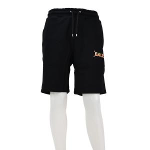 ボーラー ハーフパンツ メンズ スウェットパンツ ウエストゴム 裏起毛 ブラック 黒 BALR. TONY REGULAR THERMAL SHORTS｜cloudshoe