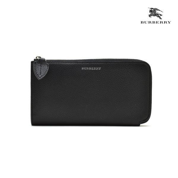 【並行輸入品】バーバリー 長財布 小銭入れ付 L字ラウンドファスナー ブラック レディース BURB...