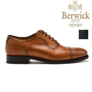 バーウィック ストレートチップ ドレス メンズ ビジネス 革靴 ブラック ブラウン Berwick｜cloudshoe