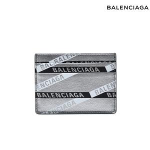 バレンシアガ カードケース パスケース モノグラムプリント シルバー メンズ レディース BALENCIAGA 490620 00T0N/1480 CARD CASE｜cloudshoe