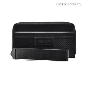 ボッテガヴェネタ レッジェーロ ラウンドファスナー長財布 小銭入れ付き メンズ BOTTEGA VENETA 566197 VQ12C/1000 BLACK ブラック 黒｜cloudshoe