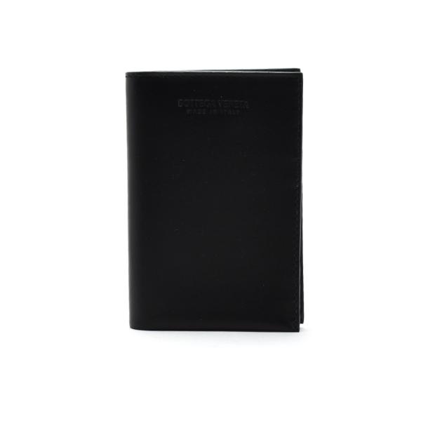 【SALE】ボッテガヴェネタ 二つ折りカードケース メンズ レディース パスケース ブラック 黒 B...
