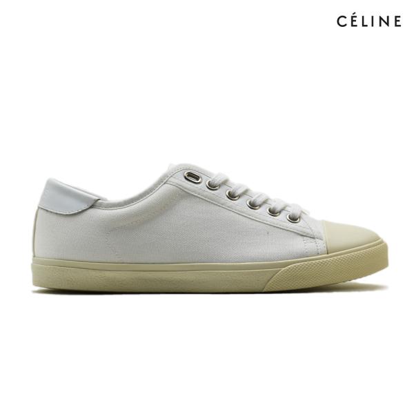 【並行輸入品】セリーヌ 330312006 01BC SHOES WHITE スニーカー キャンバス...