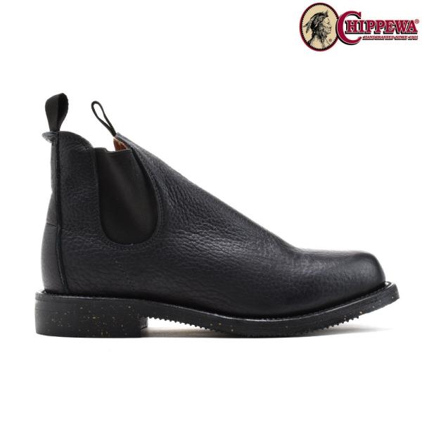 【並行輸入品】チペワ ツイン サイドゴア ブーツ ショート ブラック 6インチ メンズ 1901G1...