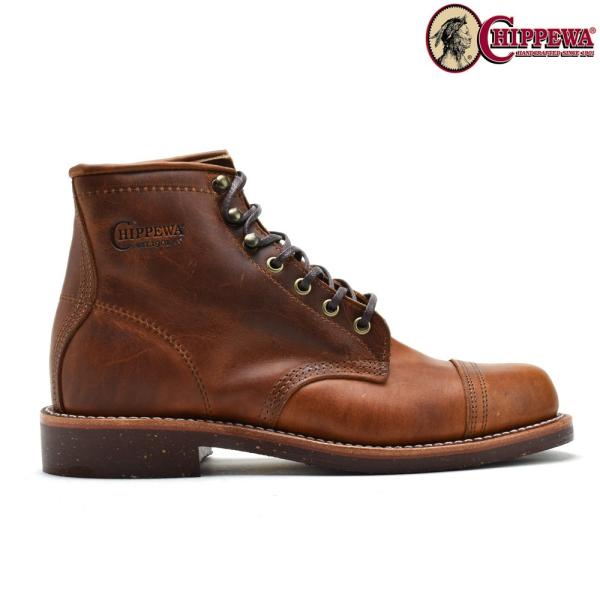 【並行輸入品】チペワ レースアップ ワークブーツ タン 6インチ ホームステッド メンズ 1901G...