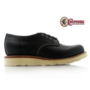 【並行輸入品】チペワ ワールウィンド オックスフォード ワークブーツ ブラック 4インチ メンズ 1...