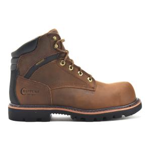 チペワ CHIPPEWA ワークブーツ メンズ レースアップブーツ プレミアム ウォータープルーフ フルグレインレザー タン SADOR 6 WATERPROOF COMP TOE｜cloudshoe