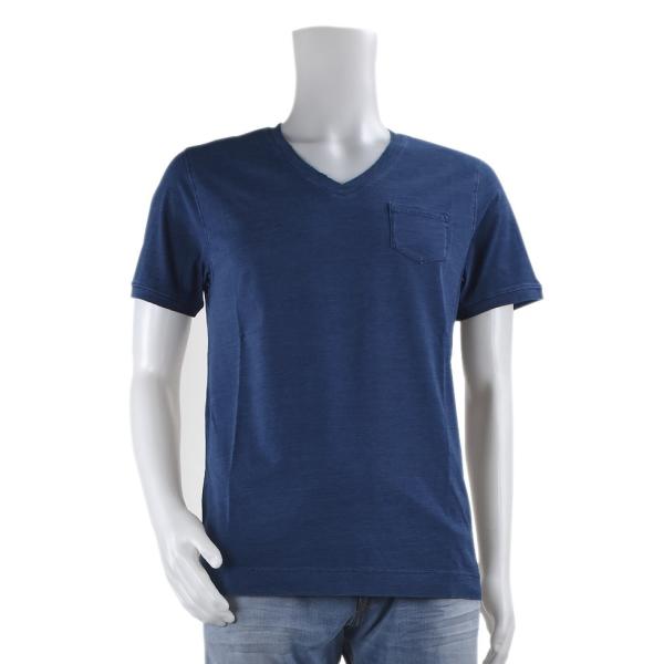 チルコロ 1901 CN1166 indaco Tシャツ indaco メンズ トップス TOPS ...