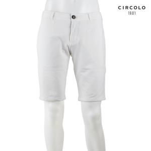 チルコロ 1901 CN1348 WHITE ホワイト 白 ハーフ パンツ ボトムス カジュアル メンズ｜cloudshoe