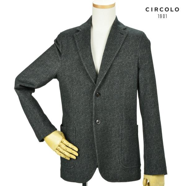 【並行輸入品】チルコロ 1901 シングルジャケット ジャージー 2ボタン グレー系 メンズ CIR...