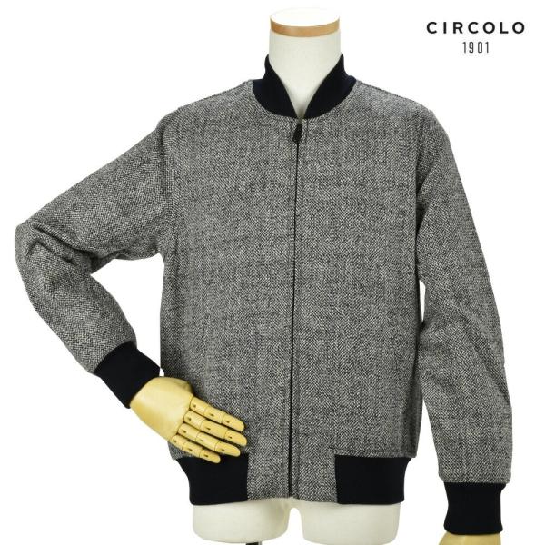 【並行輸入品】チルコロ 1901 ブルゾン ジャケット アウター ジップアップ グレー系 メンズ C...