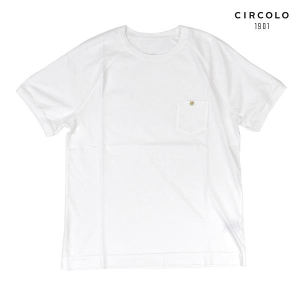 【並行輸入品】チルコロ 1901 Tシャツ カットソー ポケT クルーネック ラグラン メンズ CI...