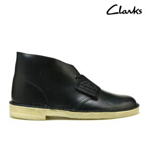 クラークス デザートブーツ レザー シューズ ブラック 黒 DESERT BOOT メンズ CLARKS｜cloudshoe