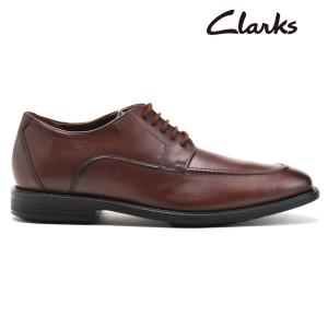 クラークス ボストニアン ビジネスシューズ オックスフォード タン メンズ 26140437 CLARKS HAMPSHIRE LACE｜cloudshoe