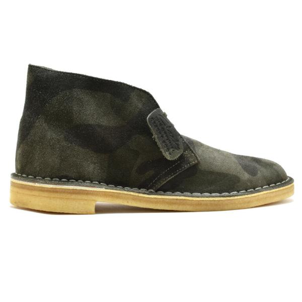 クラークス デザートブーツ メンズ カジュアルシューズ スエード カモフラ CLARKS DESER...