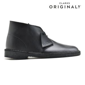 クラークス デザートブーツ レザー シューズ ブラック 黒 DESERT BOOT メンズ CLARKS｜cloudshoe