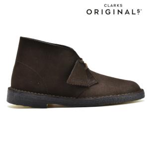 クラークス デザートブーツ スエード レザー シューズ ブラウン 茶 DESERT BOOT メンズ｜cloudshoe