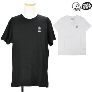 チープマンデイ スタンダードTシャツ カットソー クルーネック ブラック ホワイト メンズ CHEAP MONDAY 0441356｜cloudshoe