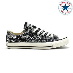 【SALE】コンバース オールスター バンダナ OX メンズ ローカット スニーカー ブラック 黒 CONVERSE ALL STAR BANDANA OX｜cloudshoe