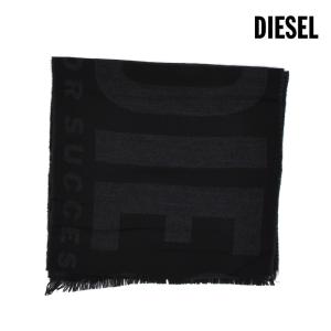 ディーゼル ニットストール マフラー ブラック メンズ DIESEL