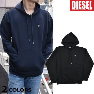 ディーゼル パーカー フーディー プルオーバー ブラック 黒 S-KRIB-HOOD-ROMOHI メンズ DIESEL｜cloudshoe