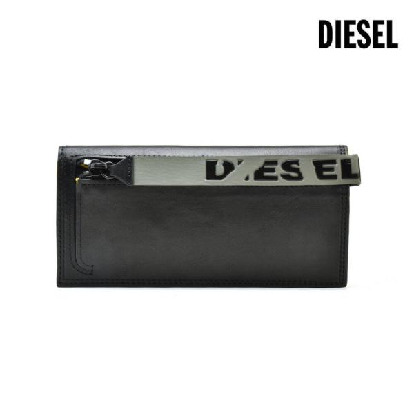 【並行輸入品】ディーゼル 二つ折り長財布 ブラック メンズ ギフト X05829 P1092 H45...