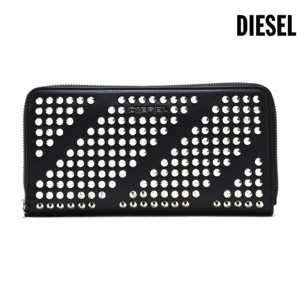 【並行輸入品】ディーゼル X05982 PR960 H1145 WALLET BLACK ラウンドフ...