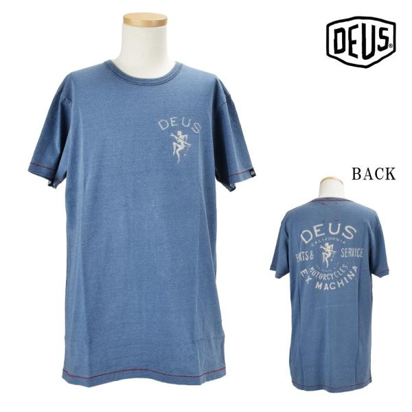 【並行輸入品】デウスエクスマキナ DMP71479 T-shiet indigo Tシャツ メンズ ...
