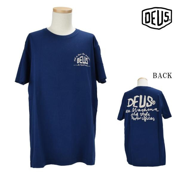 【並行輸入品】デウスエクスマキナ DMP71514C T-shiet navy Tシャツ メンズ ト...