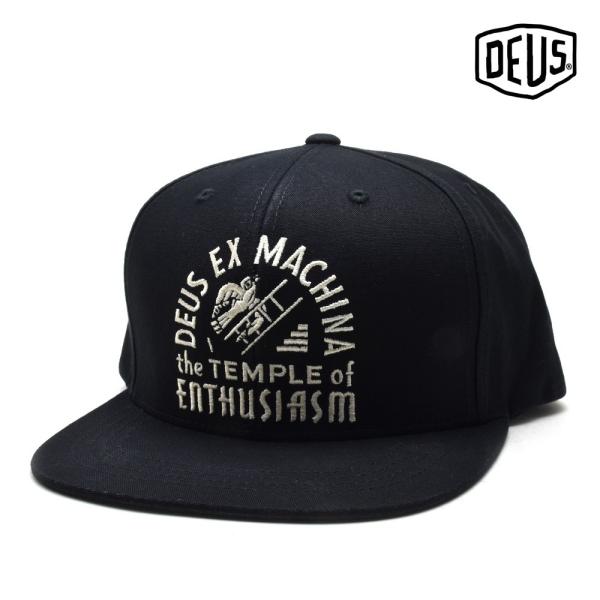 【並行輸入品】デウスエクスマキナ DMP77503B Cap black キャップ 帽子 メンズ