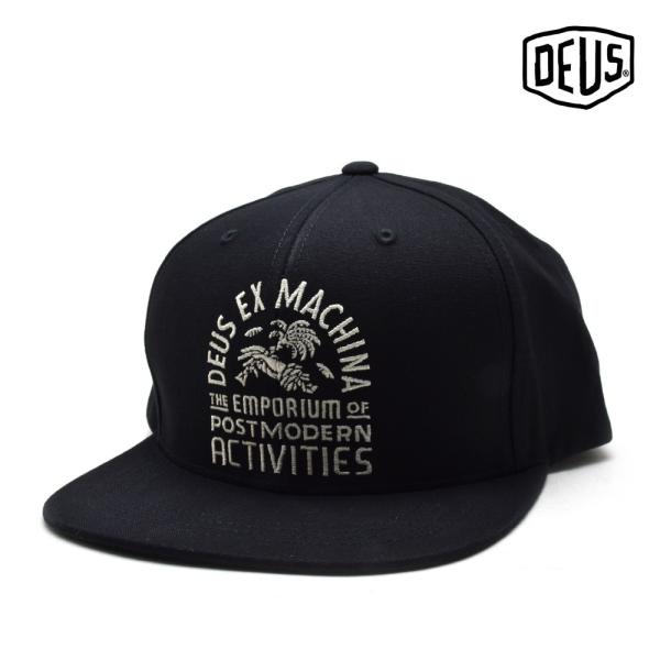 【並行輸入品】デウスエクスマキナ DMP77503C Cap black キャップ 帽子 メンズ