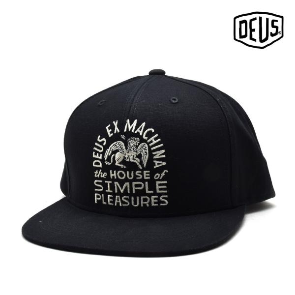 【並行輸入品】デウスエクスマキナ DMP77503D Cap black キャップ 帽子 メンズ