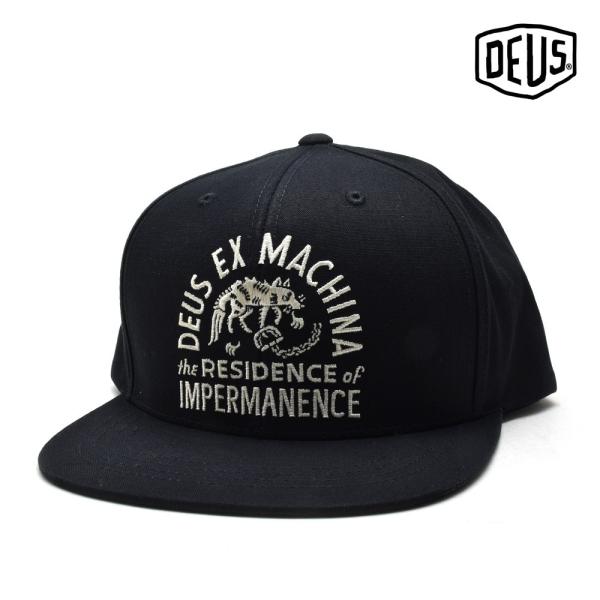 【並行輸入品】デウスエクスマキナ DMP77503E Cap black キャップ 帽子 メンズ