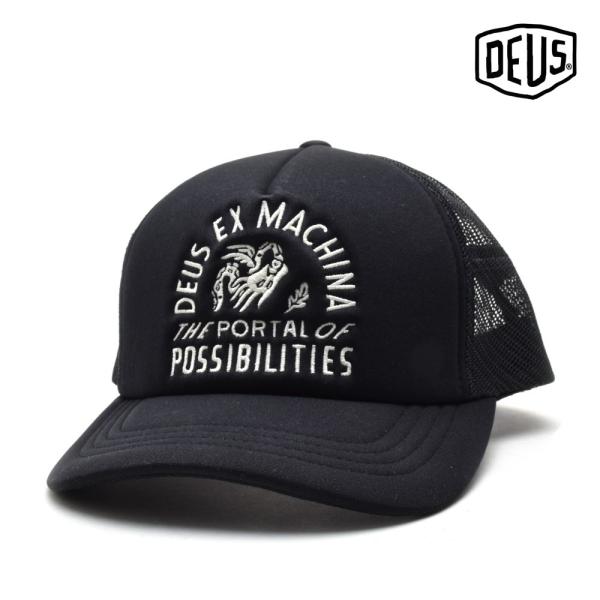 【並行輸入品】デウスエクスマキナ DMP77636A Cap black キャップ 帽子 メンズ