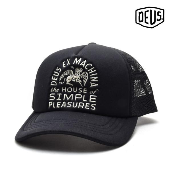 【並行輸入品】デウスエクスマキナ DMP77636D Cap black キャップ 帽子 メンズ