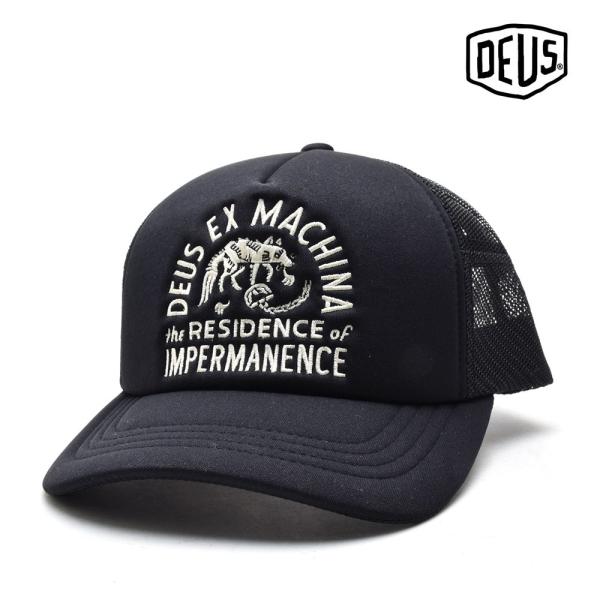 【並行輸入品】デウスエクスマキナ DMP77636E Cap black キャップ 帽子 メンズ