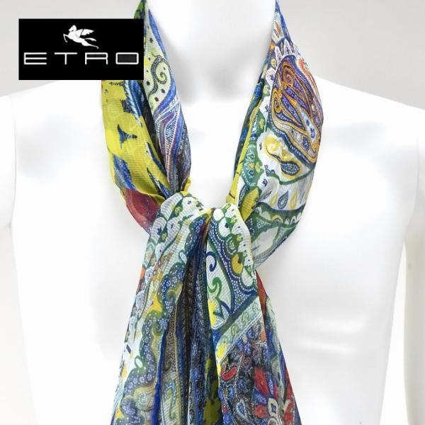 【並行輸入品】エトロ リネンスカーフ レディース メンズ 男女兼用 ストール ギフト