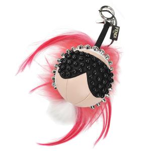 フェンディ モンスター チャーム 確実正規品 FENDI フェンディ バッグバグズ モンスター キーホルダー ファー