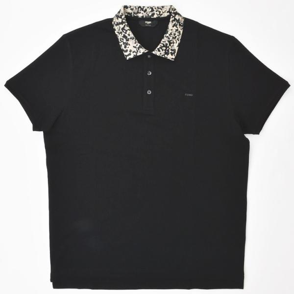 【並行輸入品】フェンディ FXX107 6H3 QA1 ポロシャツ BLACK メンズ トップス T...