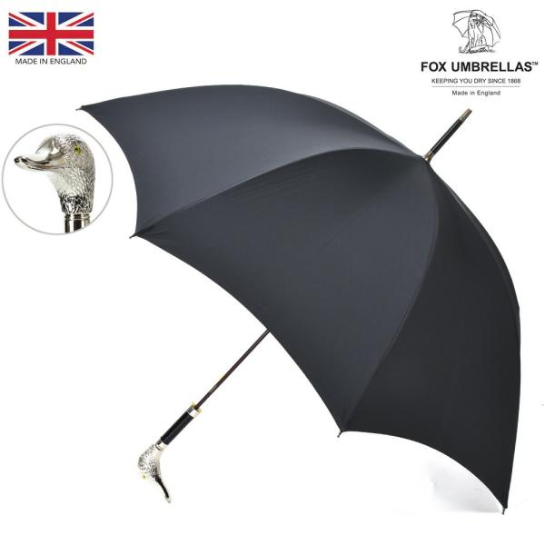 【並行輸入品】フォックスアンブレラズ 雨傘 長傘 アニマルヘッドハンドル ダック ブラック 黒 GT...